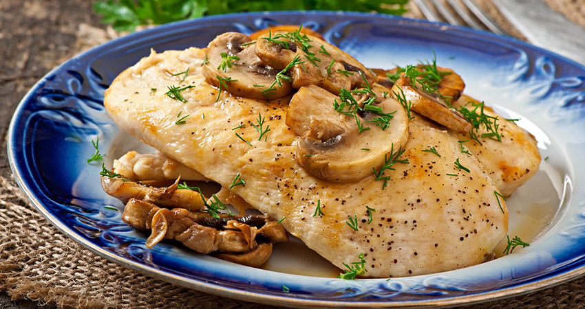 Balsamic Chicken And Mushrooms- low carb foods