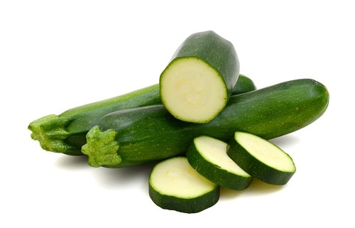 Zucchini for low calories intake