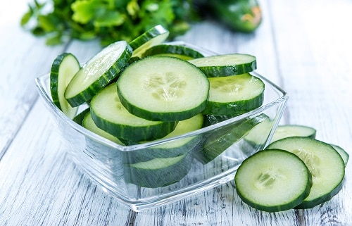 cucumbers are low calories