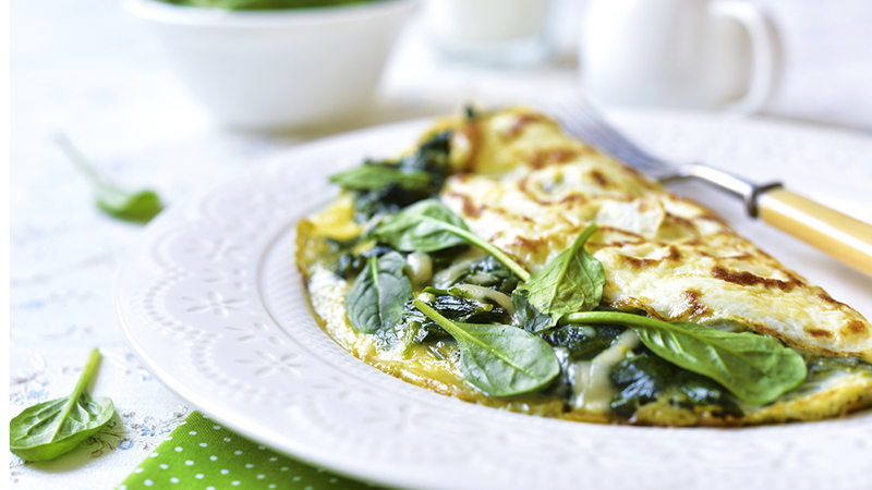 spinach-cheese-omelette
