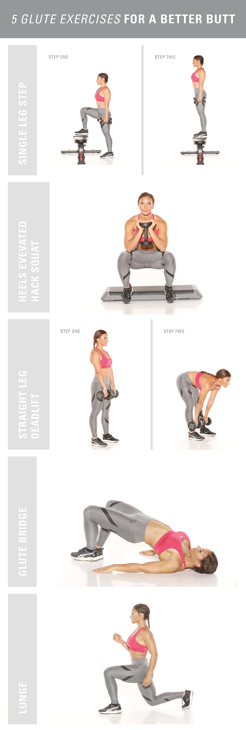 AliciaBell 5 Best Glute Exercises InfoGraphic